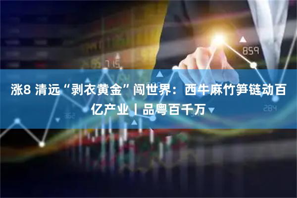 涨8 清远“剥衣黄金”闯世界：西牛麻竹笋链动百亿产业丨品粤百千万