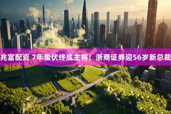 兆富配资 7年蛰伏终成主将！浙商证券迎56岁新总裁