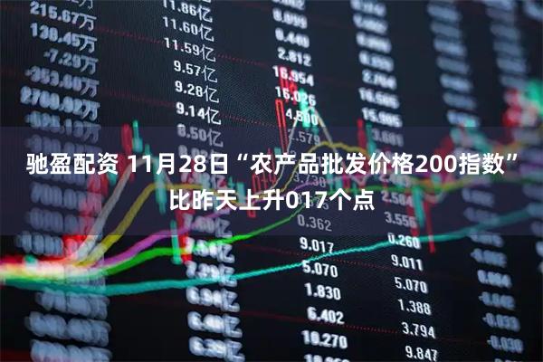 驰盈配资 11月28日“农产品批发价格200指数”比昨天上升017个点